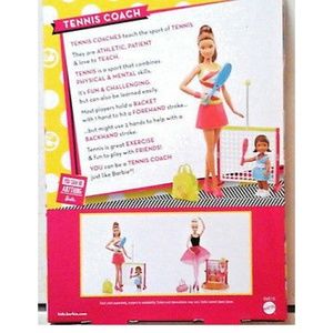 tennis coach barbie